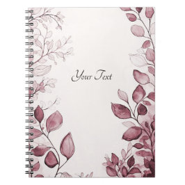 Caderno Espiral Notebook Moderno Red Deixa