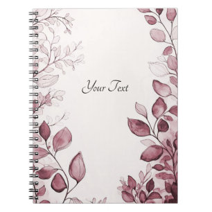 Caderno Espiral Notebook Moderno Red Deixa