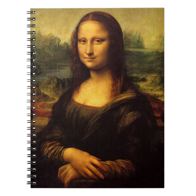 Caderno Espiral notebook Mona Lisa (Frente)