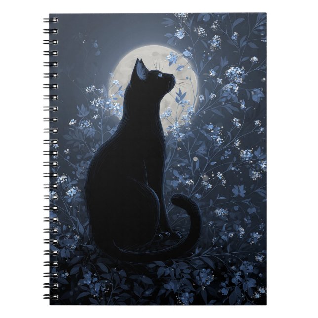 Caderno Espiral Notebook Moonlit Black (Frente)