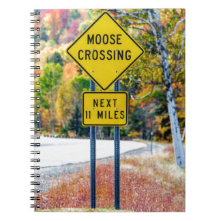 Caderno Espiral Notebook Moose Cruzando
