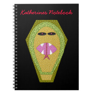 Caderno Espiral Notebook mortal egípcio personalizável Cobra