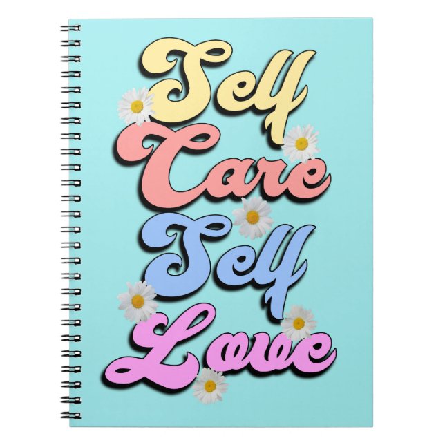 Caderno Espiral Notebook Motivacional Autoatendimento Com Amor - B (Frente)