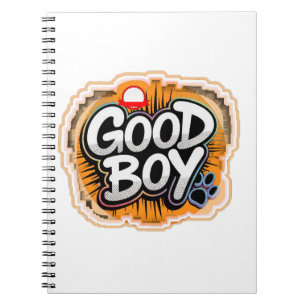 Caderno Espiral Notebook Motivado de Bom Menino
