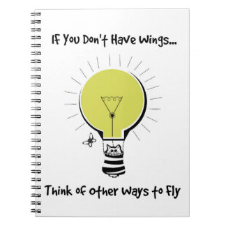 Caderno Espiral Notebook Motivation Cat School