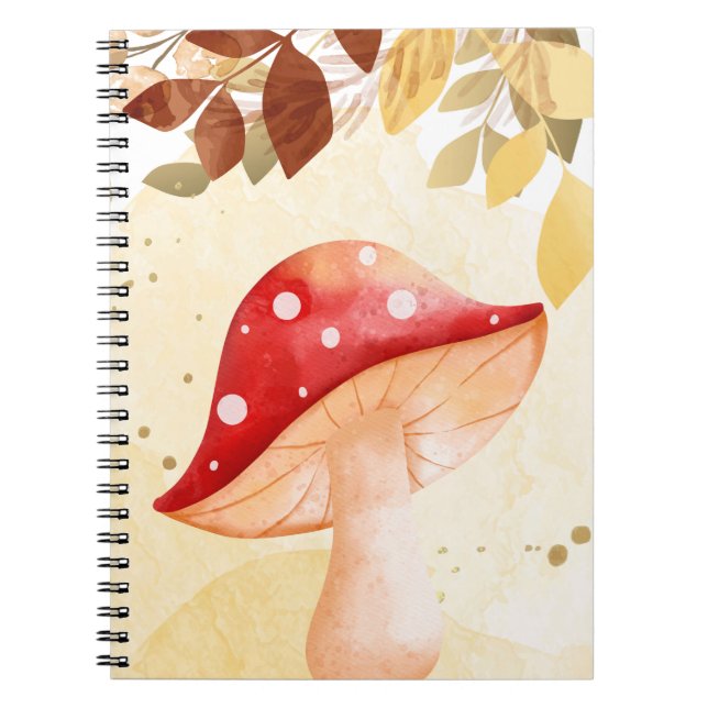 Caderno Espiral Notebook Mushroom (Frente)