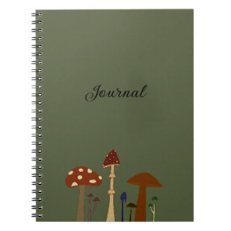 Caderno Espiral Notebook Mushroom