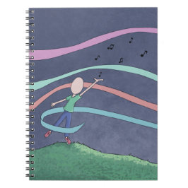 Caderno Espiral Notebook Music e Melody
