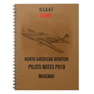 Caderno Espiral Notebook Mustang Pilots