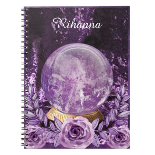 Caderno Espiral Notebook Mystic Crystal Ball Fortune