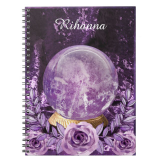 Caderno Espiral Notebook Mystic Crystal Ball Fortune