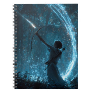 Caderno Espiral Notebook Mystical Archer Moonlight