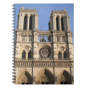 Caderno Espiral Notebook Na moda com Notre Dame de Paris