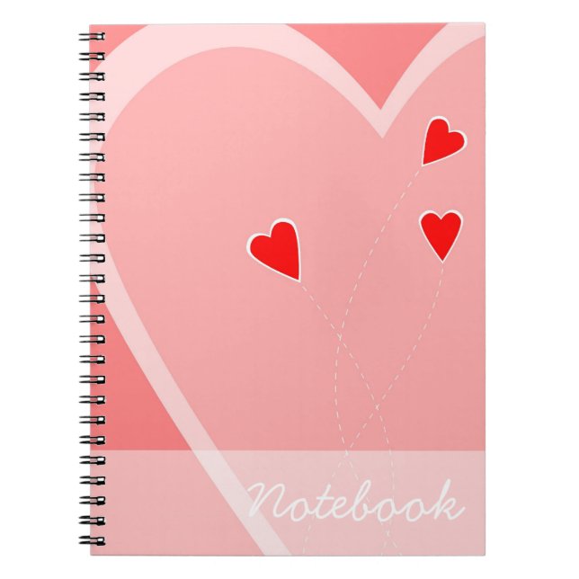 Caderno Espiral Notebook Namorados Hearts (Frente)