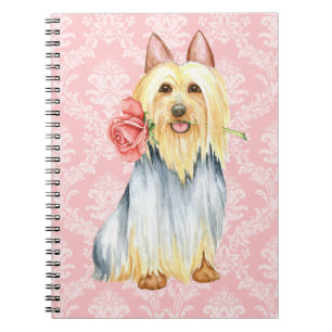 Caderno Espiral Notebook namorados Rosa Silky Terrier