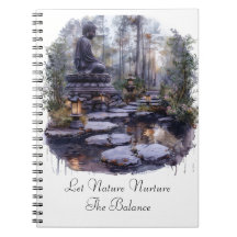 Notebook Nature Nurture Buddha Spiral