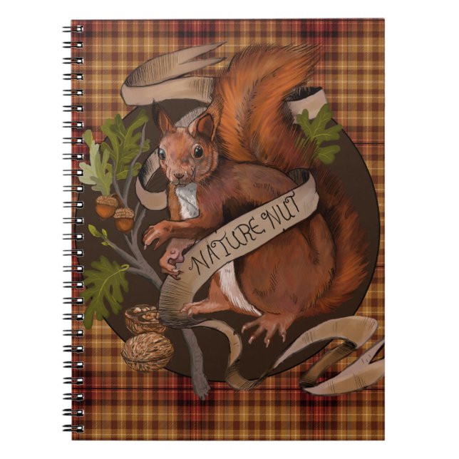 Caderno Espiral Notebook Nature Nut Squirrel (Frente)