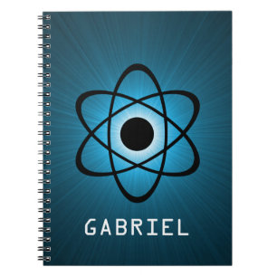 Caderno Espiral Notebook Nerdy Atomic, Azul