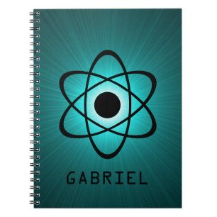 Caderno Espiral Notebook Nerdy Atomic, Teal