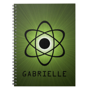 Caderno Espiral Notebook Nerdy Atomic, Verde