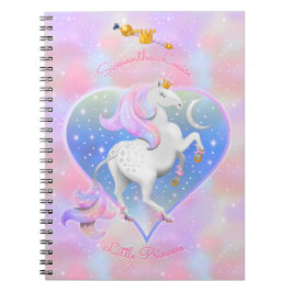 Caderno Espiral Notebook New Baby Unicorn Spiral Photo