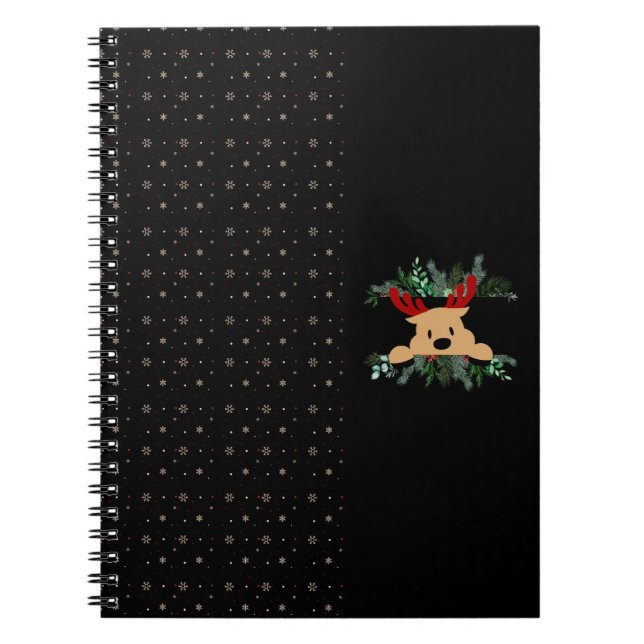 Caderno Espiral notebook new year ,noel (Frente)