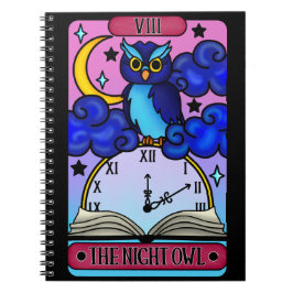 Caderno Espiral Notebook Night Owl Tarot