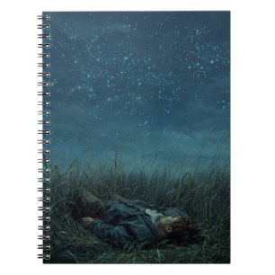 Caderno Espiral Notebook Night Sky Dreamer Grassfield