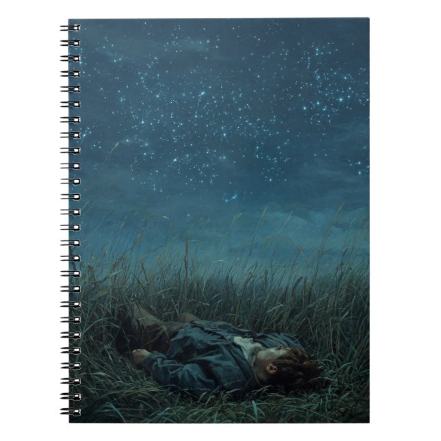 Caderno Espiral Notebook Night Sky Dreamer Grassfield (Frente)
