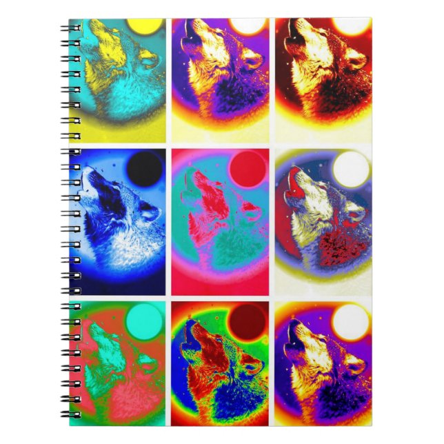 Caderno Espiral Notebook Nine Howling Wolf (Frente)