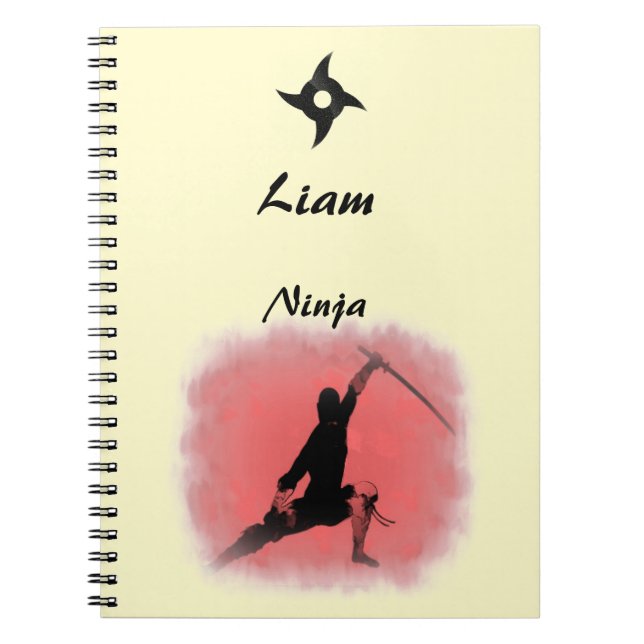 Caderno Espiral Notebook Ninja legal (Frente)