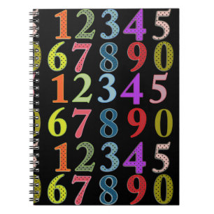 Caderno Espiral Notebook numérico