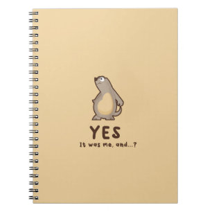 Caderno Espiral Notebook - O castor