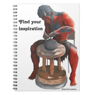 Caderno Espiral Notebook Ogre Potter para Potes Fantasy Spiral
