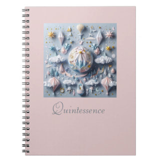 Caderno Espiral Notebook Oragami World Quintessence