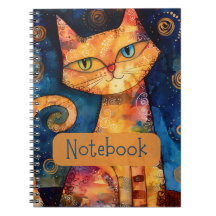 Notebook Orange Cat