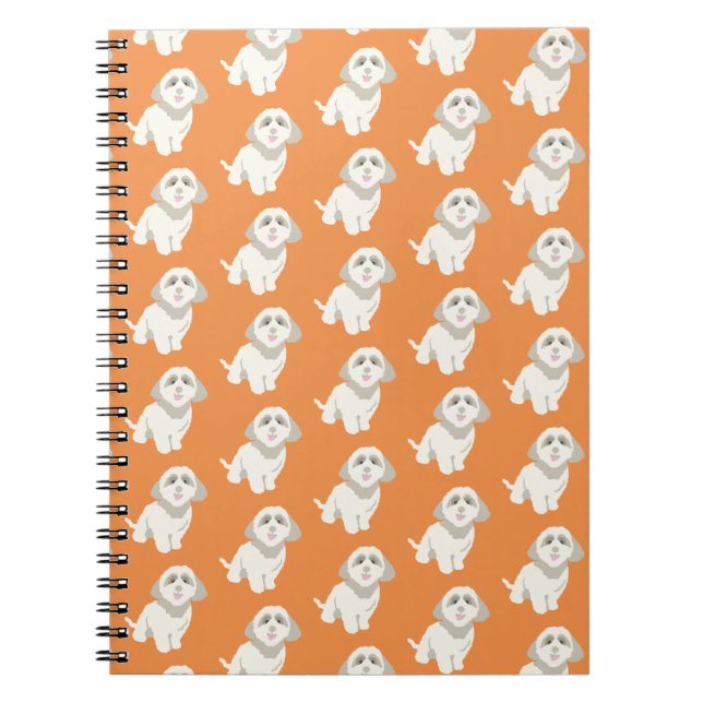 Caderno Espiral Notebook Orange Dog (Frente)
