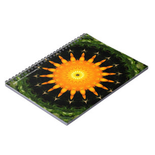 Caderno Espiral Notebook Orange Sun