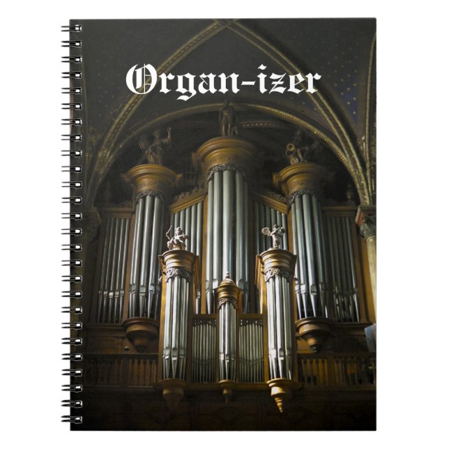Caderno Espiral notebook Organ-izer (Frente)