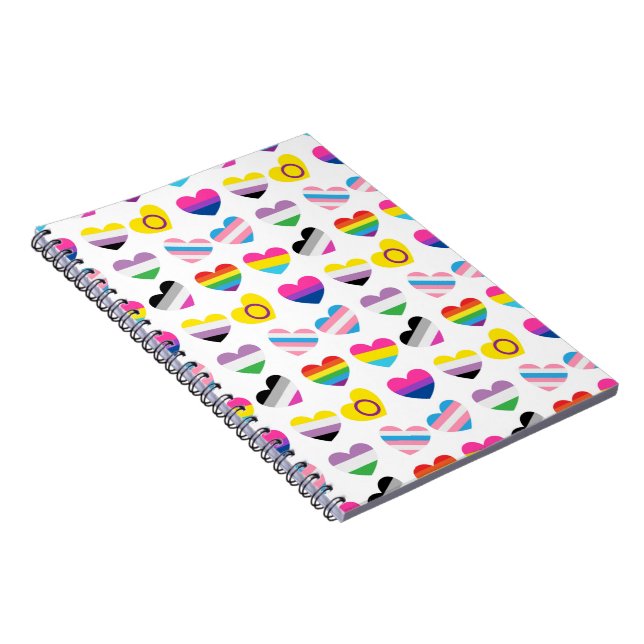 Caderno Espiral Notebook Orgulho Coração (Lado Direito)