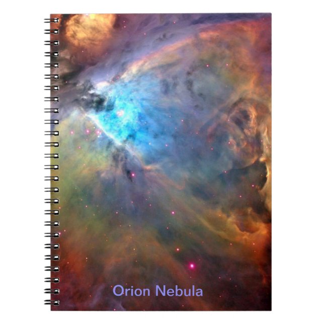 Caderno Espiral Notebook Orion Nebula Space Galaxy (Frente)