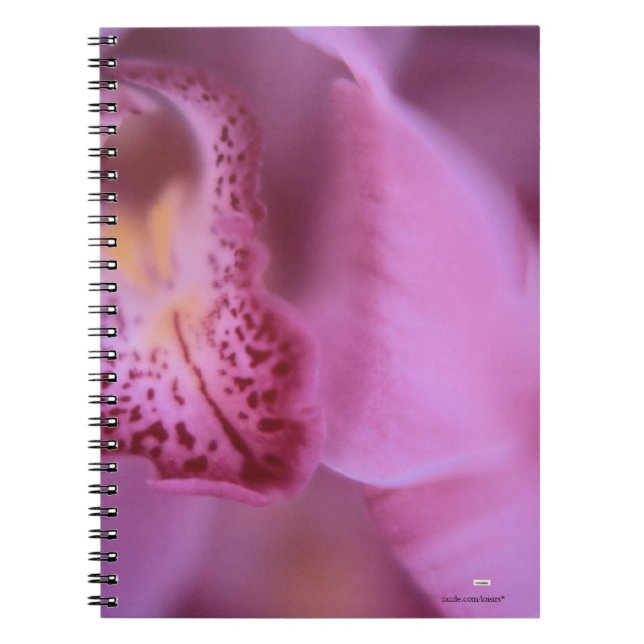 Caderno Espiral Notebook Orquídeo Rosa (Frente)
