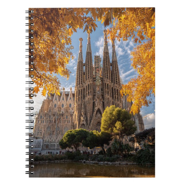 Caderno Espiral Notebook Ouro Autumn Sagrada View (Frente)