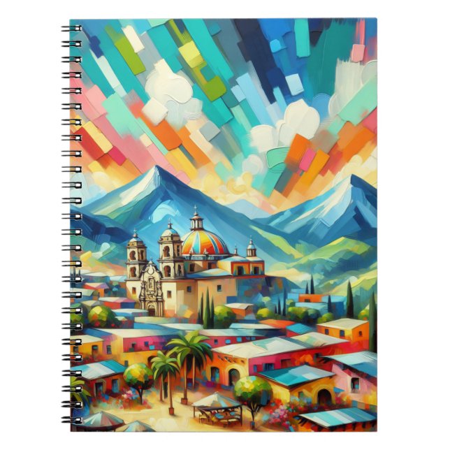 Caderno Espiral Notebook Paisaje Mexicano (Frente)