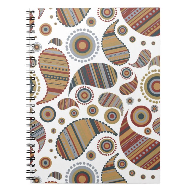 Caderno Espiral Notebook Paisley (Frente)