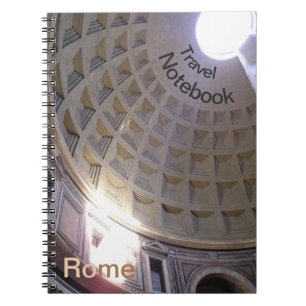Caderno Espiral Notebook Pantheon Roma Destination Viagem
