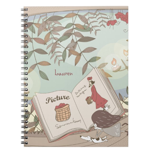 Caderno Espiral Notebook para amantes de livros (Frente)