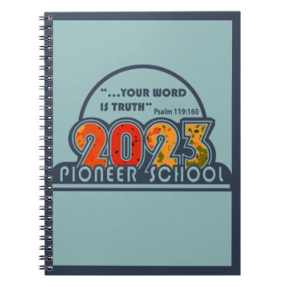 Caderno Espiral Notebook para escola pioneira de 2023