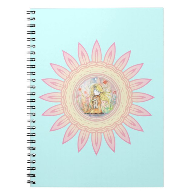 Caderno Espiral Notebook para garotinha perdida (Frente)