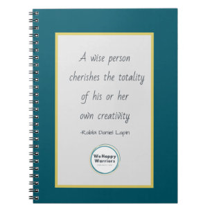 Caderno Espiral Notebook para guerreiros felizes